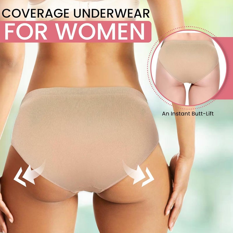 Zenmarkt Dance Briefs for Girls and Women - Mid-Waist Ballet Underwear - Seamless Performance Briefs for Youth and Adults - Image 4